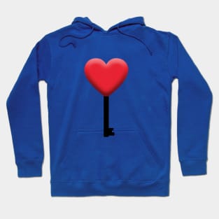 the key of heart valentine's day  gift Hoodie